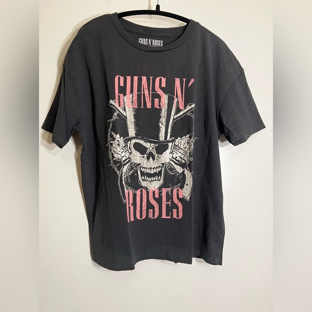 Pull & Bear Guns N' Roses Black Graphic T-Shirt